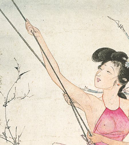 米林县-胡也佛的仕女画和最知名的金瓶梅秘戏图